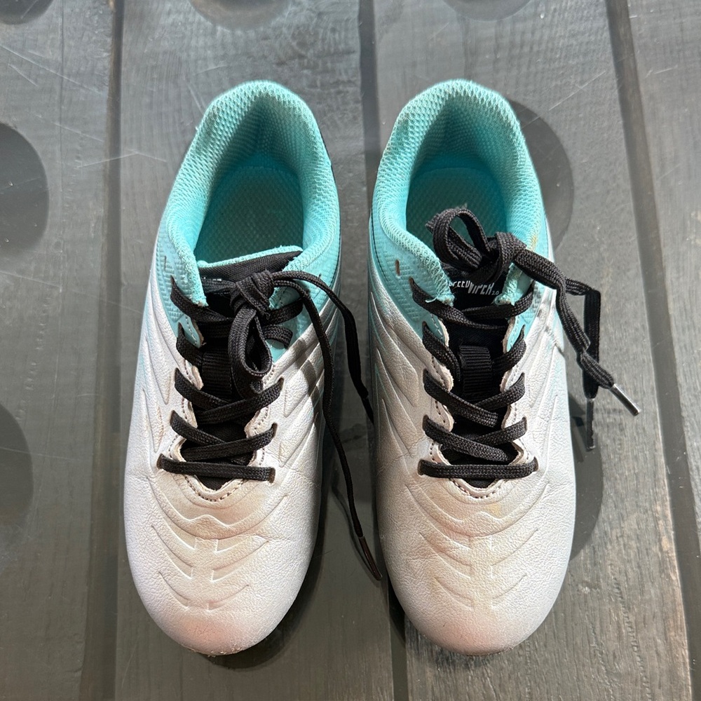 DSG Speed Viper Kids Soccer Shoe - Black and Teal